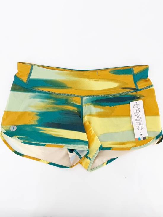 Smartwool Pants - NEW Smartwool Active Lined Shorts Deep Lake Horizon Print Small